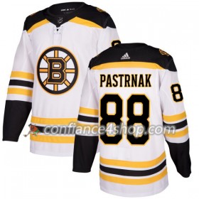 Adidas Maillot de Hockey Boston Bruins David Pastrnak 88 2017-2018 Blanc Authentic - Homme